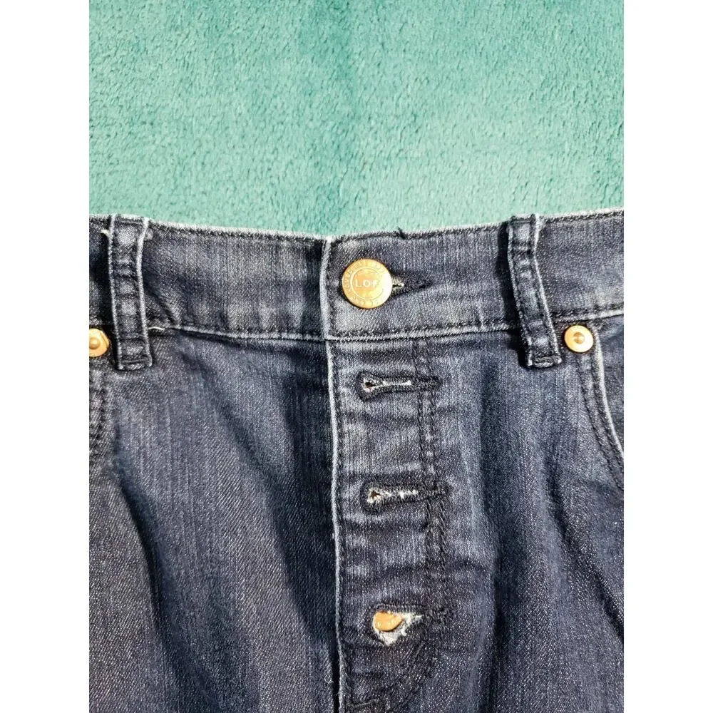 Loft Jeans Size 6 Petite Women Blue Pants Denim Stretch Mid Rise Modern Skinny